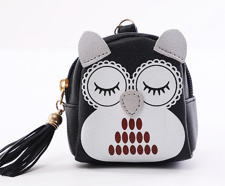Owl Coin Purses Women Wallets Small Cute Cartoon Kawaii Card Holder Key Money Bags for Girls Ladies