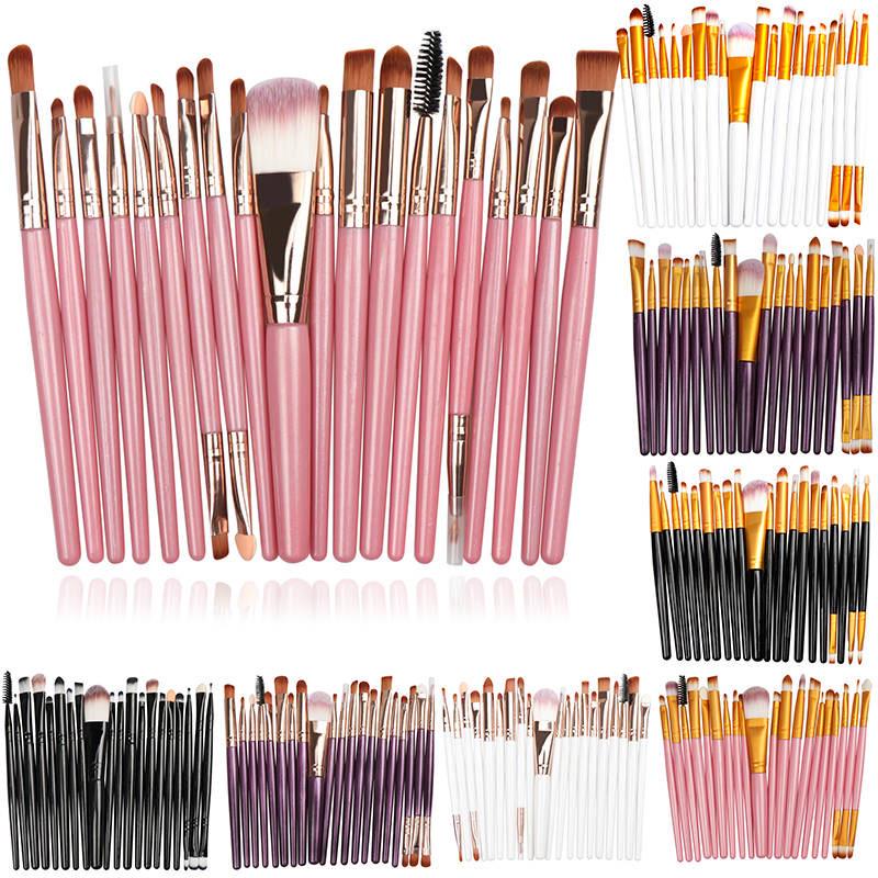 New 20 Pcs Makeup Brush Set Tools Make-up Toiletry Kit Make Up Brush Set