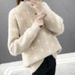 Autumn Warm Thick Turtleneck Sweater Women Loose Long Sleeve Ladies Faux Mink Velvet Pullover