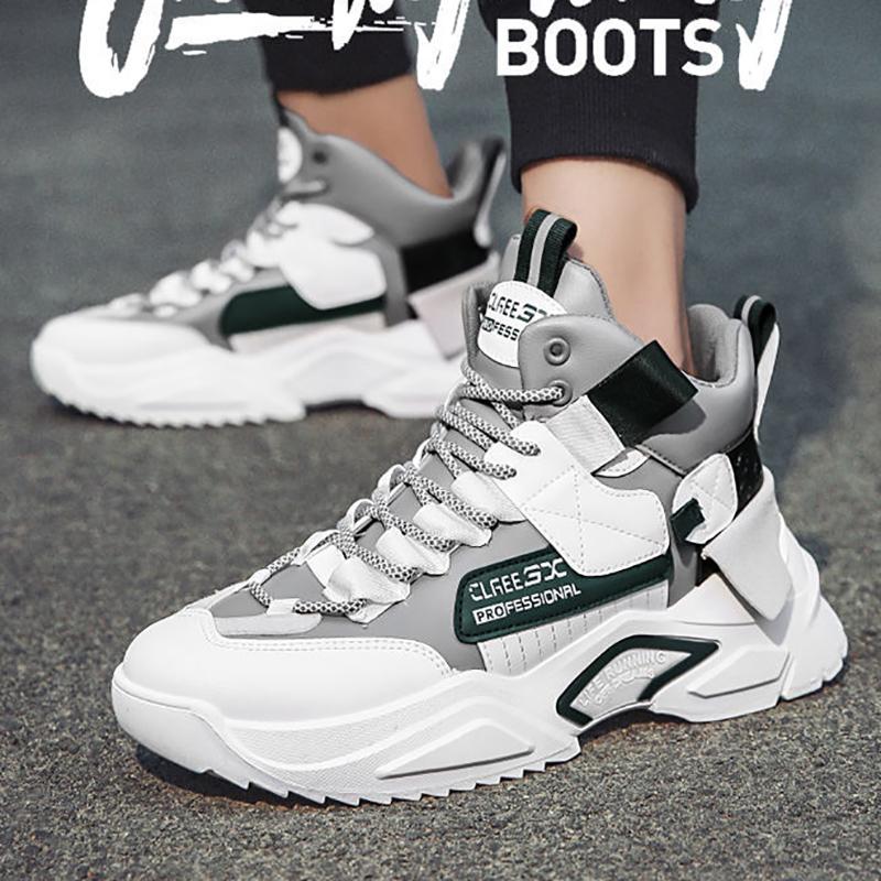 Summer Men's Height-increasing Shoes Trendy High Top Men's Tennis Shoes All-match Sports and Leisure Student Basketball Shoes