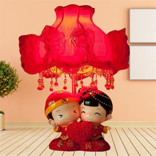 Chinese Style LED Bedroom Crystal Table Lamp Bed Lamp Modern  Light Switch Table Lamps Living Room