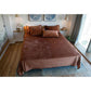 Duvet Cover Flannel Fleece Stripe Duvet Cover Comforter Case Winter Warm Plush Duvet Cover