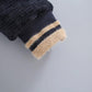 Boys Loose Self-cultivation Cold-proof Double-layer One-piece High-waist Girls Outside Campus Wear Three-layer Thickening Fashion Extra-thick