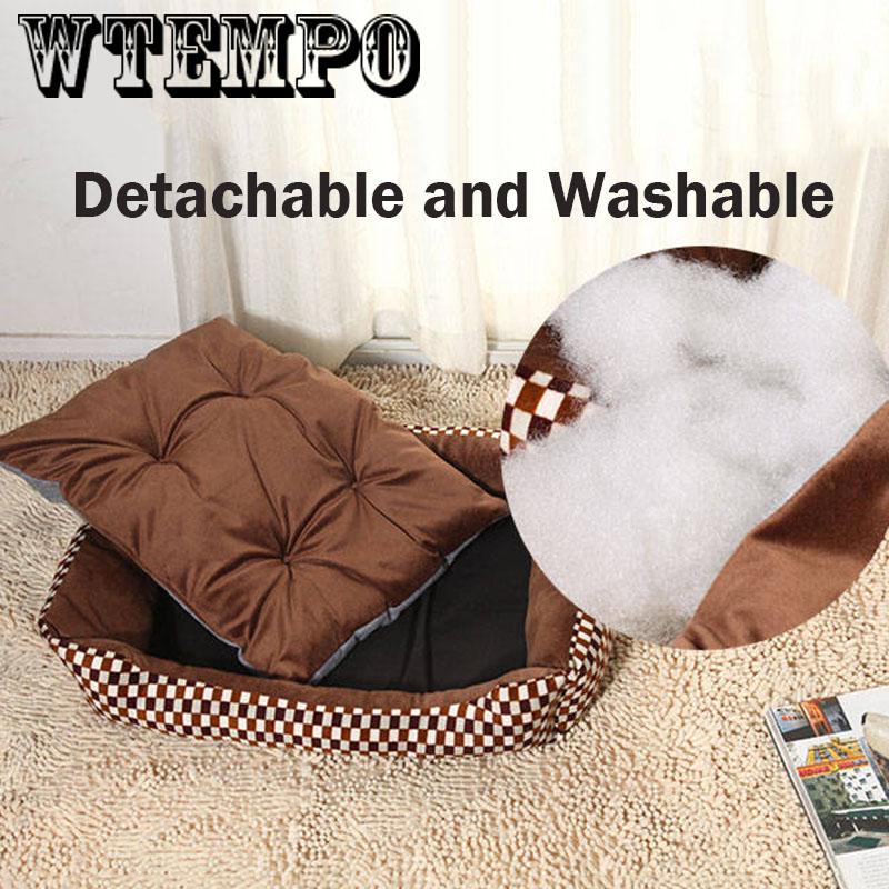 Dog Bed Mat Kennel Soft Dog Puppy Pet Supplies Winter Warm Plush Bed House Small Medium Dogs