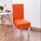 Plain Color Chair Cover Spandex Stretch Elastic Wedding Banquet Chair Covers Dining Seat Cover