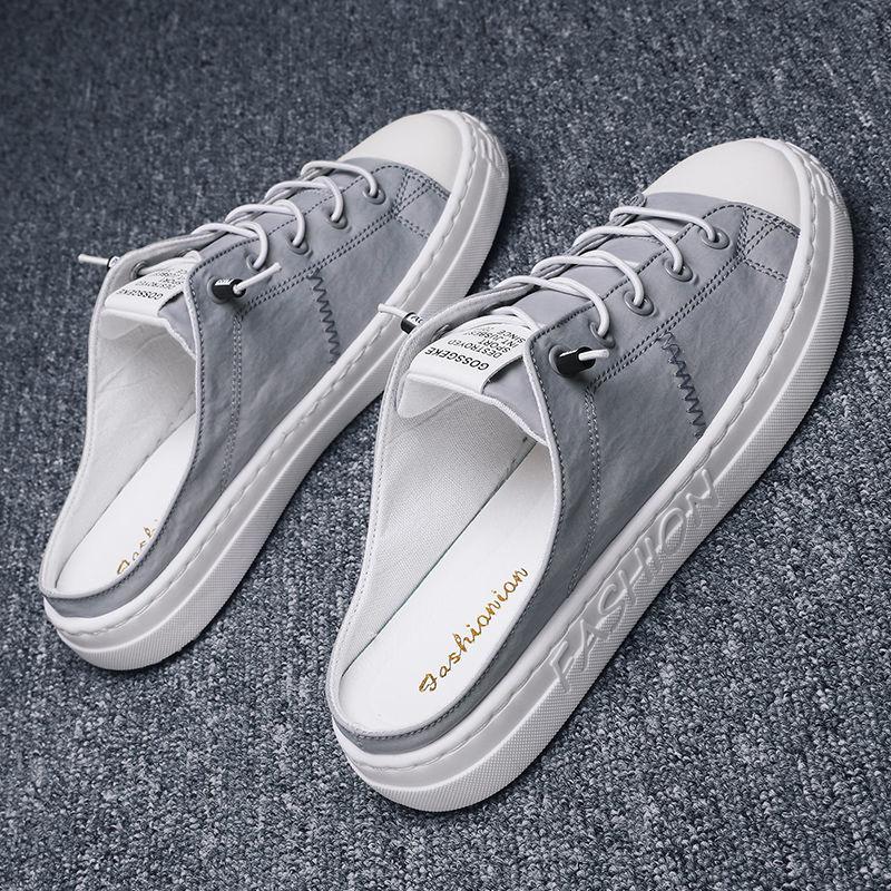 Summer Men's Casual Shoes Walking Without Heel Canvas Shoes