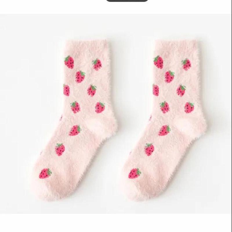 Mink Velvet Floor Socks Winter Women's Fur Socks Home Leisure Sleep Socks Thickened Plus Velvet Socks