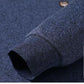 Autumn and Winter Sweater Men's Round Neck Long-sleeved Sweater Full Body Plus Velvet Thick Plus Size Sweater