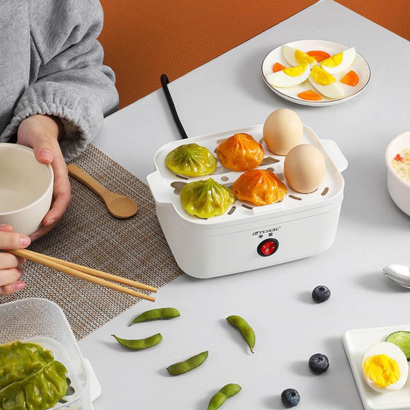 Hemispherical Steam Automatic Power-saving Boiled Egg Household Anti-dry Steamer Steamed Egg Tart Multi-function Breakfast Artifact