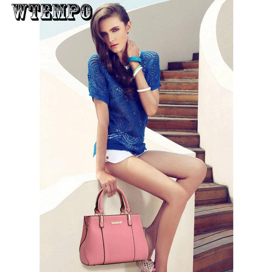 Genuine fashion leather handbags Europe and the United States trend shoulder diagonal bag handbag