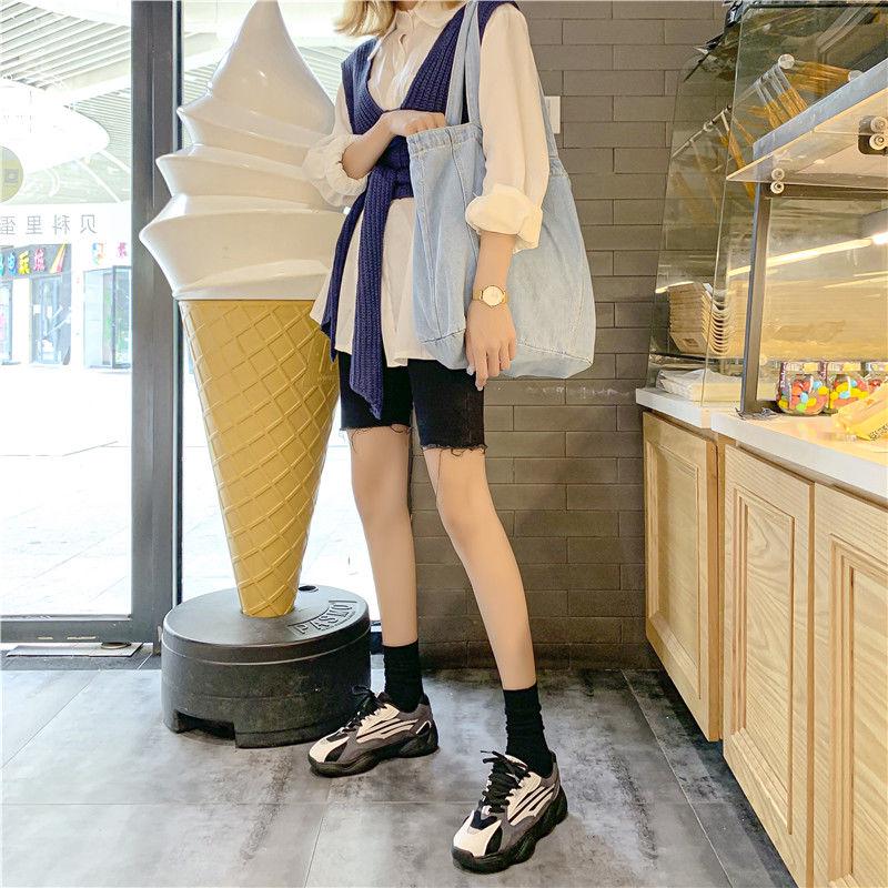 2020 Women Chunky Sneakers Designers Ulzzang Silver Lace Up Casual Vulcanized Shoes Sports Footwear