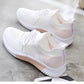 Spring White Shoes Women's Shoes Breathable Sports Mesh Wild Summer Thin Hollow Blank Shoes