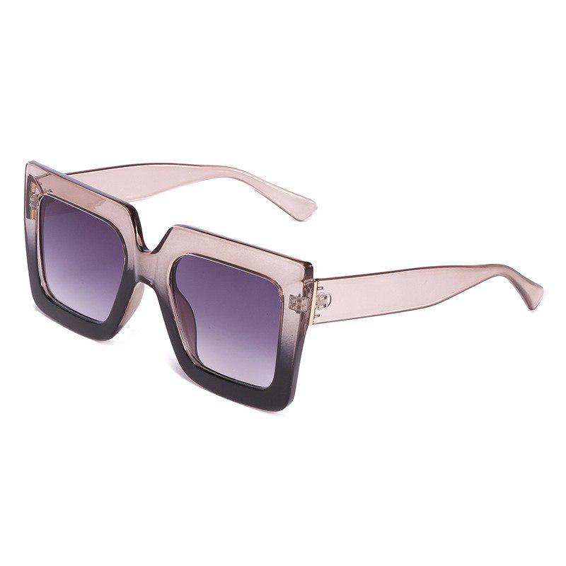 Fashion Square Sunglasses Women Brand Designer Oversized Sun Glasses Ladies UV400 For Female Big Fra