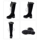 34-43 Boots for Women Winter Shoes Knee High Fur Boots Platform Boots Plush Warm Western Boots Fashion Designer Black