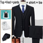 Plus Size Trendy Men's Clothing Suit Suit Suit Men's Business Dress Suit Western Fit Wedding Dress