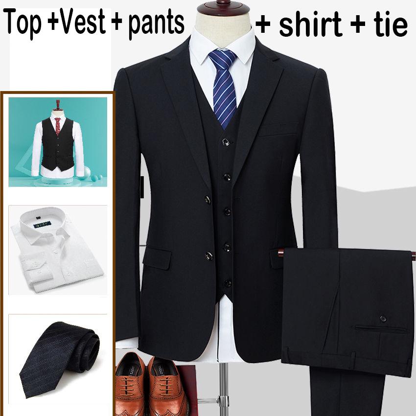 Plus Size Trendy Men's Clothing Suit Suit Suit Men's Business Dress Suit Western Fit Wedding Dress