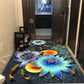 3D Door-to-door Floor Mat Door Mat Home Bedroom Living Room Bathroom Non-slip Absorbent Machine Washable Carpet