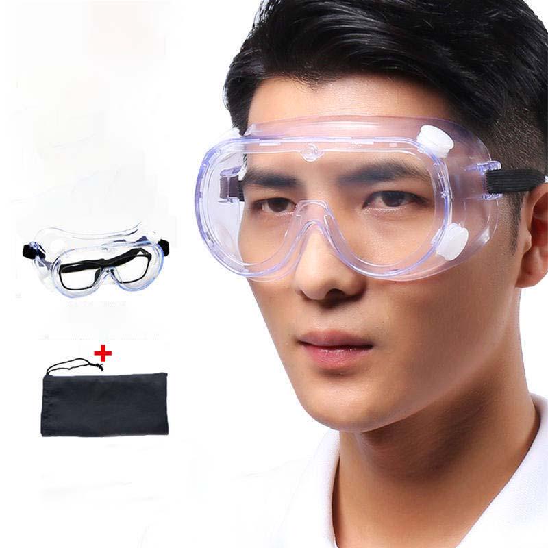 HD Anti Fog Protective Goggles Transparent Riding Dust-proof Windproof Sand Protective Glasses