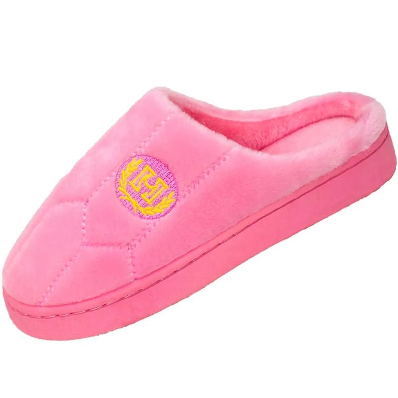 Couple Slippers Striped Cloth Bottom Warm Slippers Non Slipping Shoes