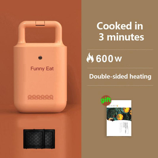 600W Waffle Maker Sandwich Maker Frying and Grilling Machine Kitchen Supplies for Breakfast and Afternoon Tea