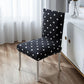 1/2/4/6Pcs Printed Spandex Fabric Chair Cover Washable Chair Covers Seat Slipcovers Stretch Dining Seat Covers for Party Hotel