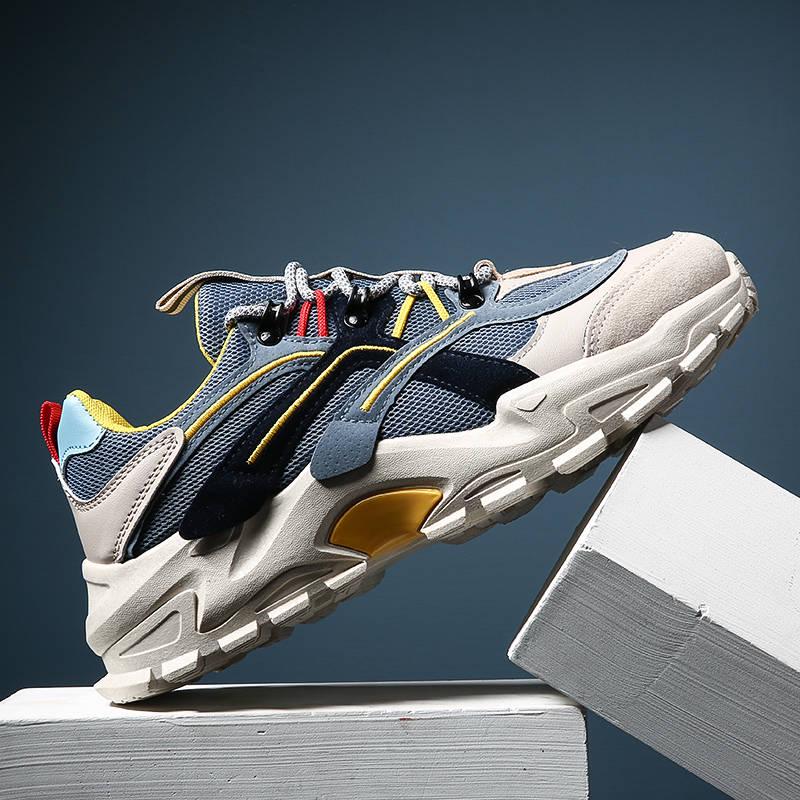 Dorky Dad Shoes Men Casual Shoes Breathable Sneakers for Men Jogging Walking Shoes Daddy Shoes