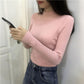 2019 Fall Turtleneck Sweaters Women Long Sleeve Thin Sweaters Winter Knitted Pullovers Jumpers Tops
