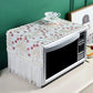 Microwave Oven Cover Towel Oil-proof Universal Fashion Breathable Lace Embroidered Non-slip Dust Cover