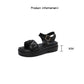 Sandals Women's Summer Comfortable Soft Leather Outer Wear Non-slip All-match Flat Women's Shoes Simple Casual Roman Shoes