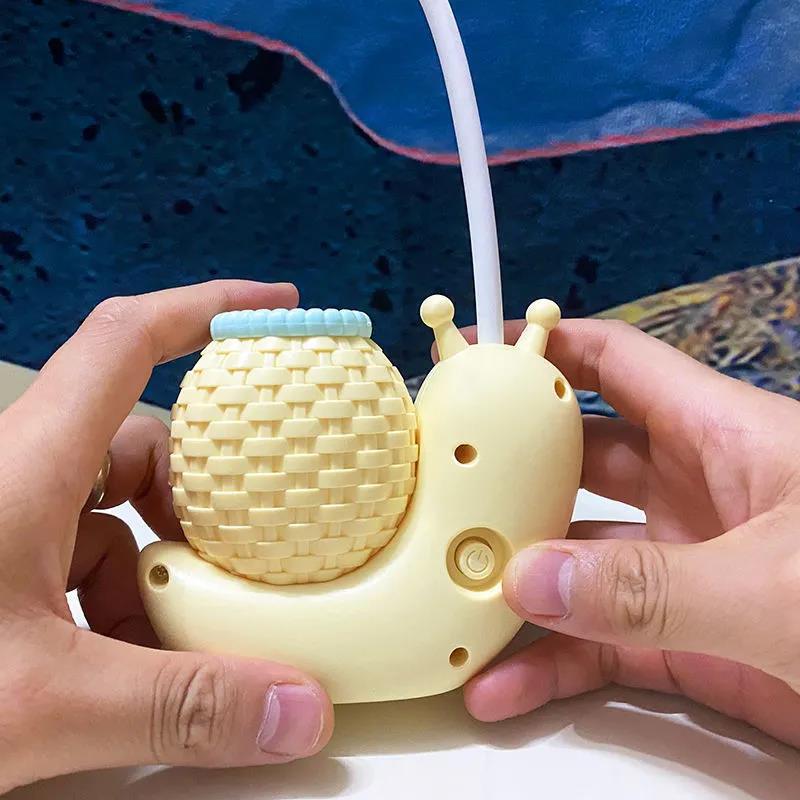 LED Cute Pen Holder Desk Lamp Eye Protection Learning Plug Dual-use Dormitory Bedside Reading and Writing Lamp Bedroom Night Light