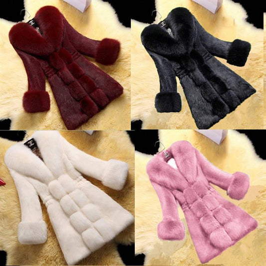 Fur Coat Women Fluffy Jacket Autumn Teddy Coat Plush Casual Winter Faux Fur Coat Female Overcoat
