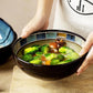 Large Bowl of Soup Bowl Noodle Bowl Nordic Creative Household Tableware Ceramic Bowl Large Rice Bowl Soup Pot