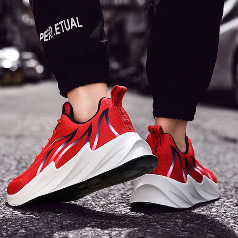 Men'shoes Breathable Sneakers Full Palm Air Cushion Basketball Shoes Non-slip Wear-resistant Running Shoes
