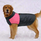 Pet's Waterproof Warm Clothes Winter Puppy Color Stitching Zipper Cotton Vest Soft Casual Oversize Jacket Dog's Ski Suit