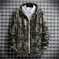 Camouflage Two-piece Spring and Autumn  One-piece Suit Men's Sports Casual Suit Men's Long-sleeved Cardigan Zipper