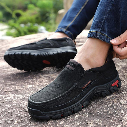 Outdoor Shoes Youth Shoes Leather Shoes Casual Men's Shoes Fashion Non-slip Walking Shoes 38-48