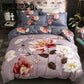 Brand Duvet Cover Fashion 3D Bedding Sets 3pcs Lotus Couple Comforter Cover+pillowcase