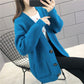 Spring and Autumn Knitted Sweater Cardigan Casual Jacket Thick Loose Young Women's Top