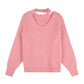 Autumn and winter sweater women loose wild hooded lazy wind wearing a sweater coat clothes