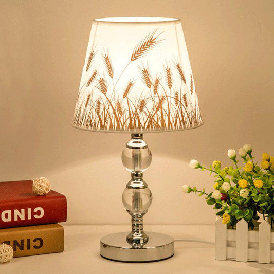 Led Desk Lamp Lustre Modern Table Lamp Light Bedroom Bedside Lights Lampshade Home Lighting Lamps