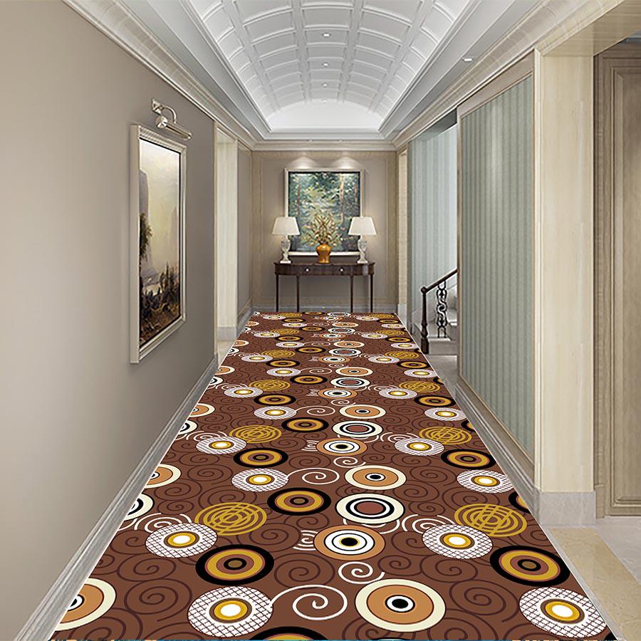 Summer Style Long Lobby Carpet Fresh Green Grass Pattern Stairway Hallway Home Corridor Carpet Aisle Party Wedding Red Area Rugs