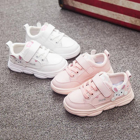 Baby Sports Shoes  1-5-year-old Girls' Net Red Bear Shoes Spring and Autumn Single Shoes Small and Medium-sized Shoes