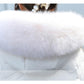 Women's Mid-length Down Jacket Wild Loose Thick Fluffy Big Fur Collar Hooded White Duck Down Jacket Warm Winter Thick Coat