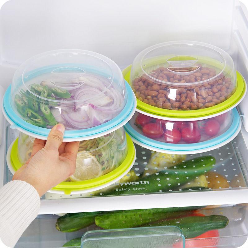 Oven Food Cover Plastic Microwave Bowl Splatter Lid Heat-resistant Heating Protector