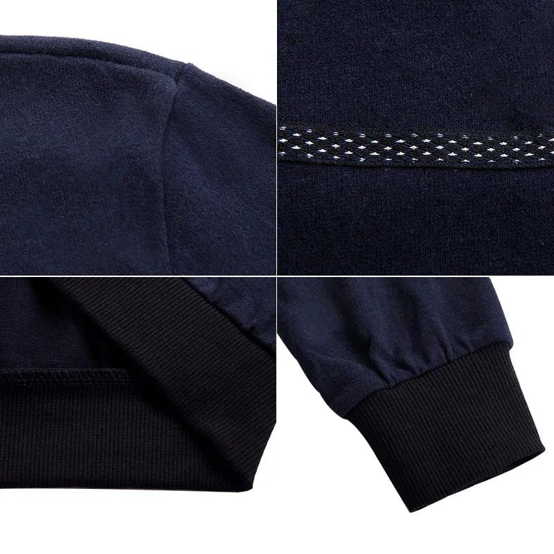 Middle-aged Aged Men's Dot Collar Printed Lapel Polo Shirt Loose T-Shirt Top Long Sleeve Shirt Bottoming Shirt Spring and Autumn