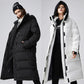 Winter Fashion Couple Down Jacket Long Men and Women Wear Plus Size Loose Sports Casual Down Jacket