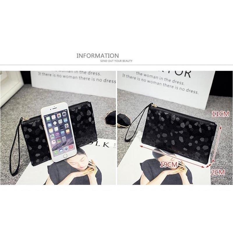 Shiny Stone Pattern Coin Purse Women Wallet Ladies Cosmetic Bag Fashion Travel Cosmetics Toiletry Storage Bag Makeup Bags Clutch Bag
