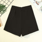 Women Skirts Large Size Casual A-line Mini Skirt Female Summer Solid Color Slim Lace-up Skirt High Waist Irregular Skirt