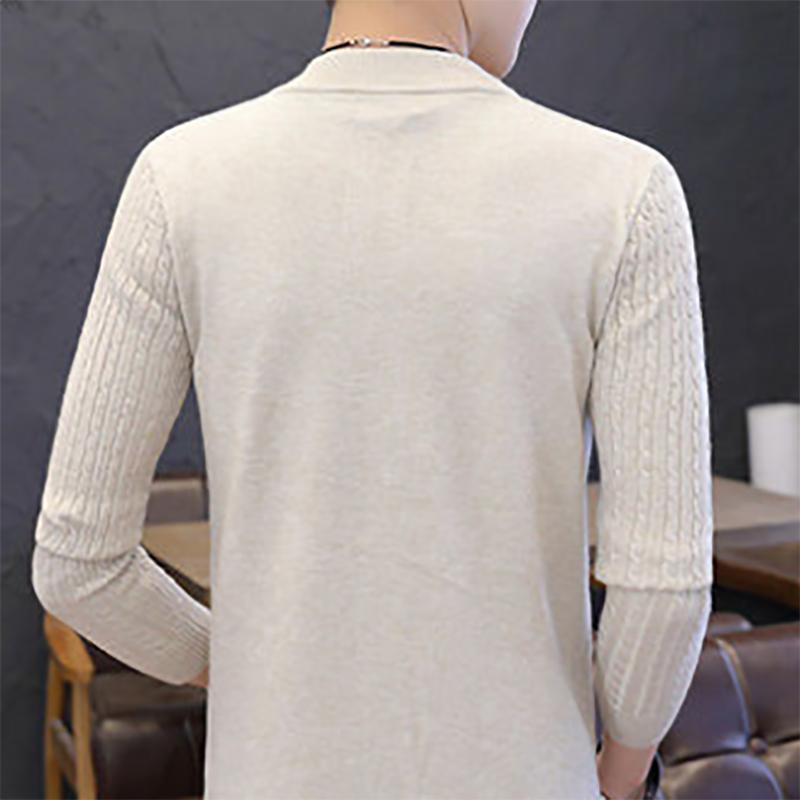 Men's Knitwear Cardigan Sweater Fashion Youth Thicken Warm Sweatshirts Autumn