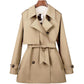 2021 Women's Short Windbreaker Autumn Coat British Style Coat